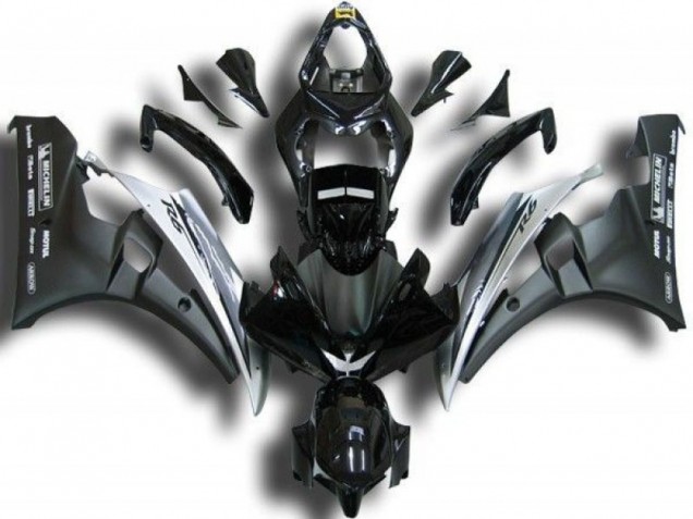 Negro Blanco Carenado Moto & Plástico Yamaha R6 2006-2007 Negro Blanco Carenado Moto & Plástico Yamaha R6 2006-2007