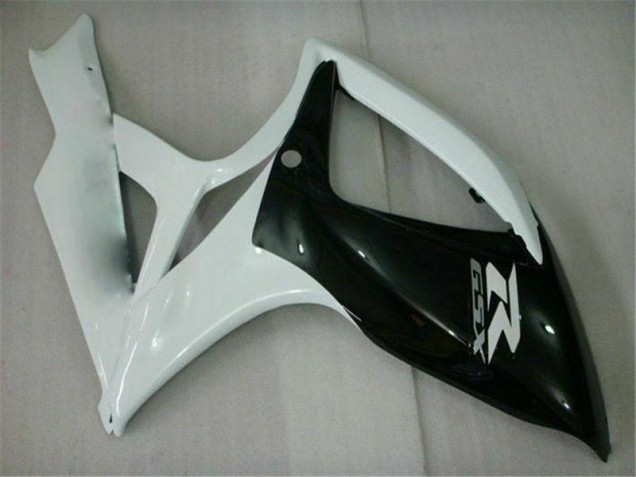 Negro Blanco Carenado Moto Suzuki GSXR 600 / 750 K6 2006-2007 Negro Blanco Carenado Moto Suzuki GSXR 600 / 750 K6 2006-2007