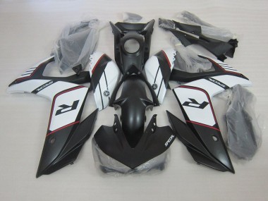 Negro Blanco Carenado Moto Yamaha R3 2015-2022
