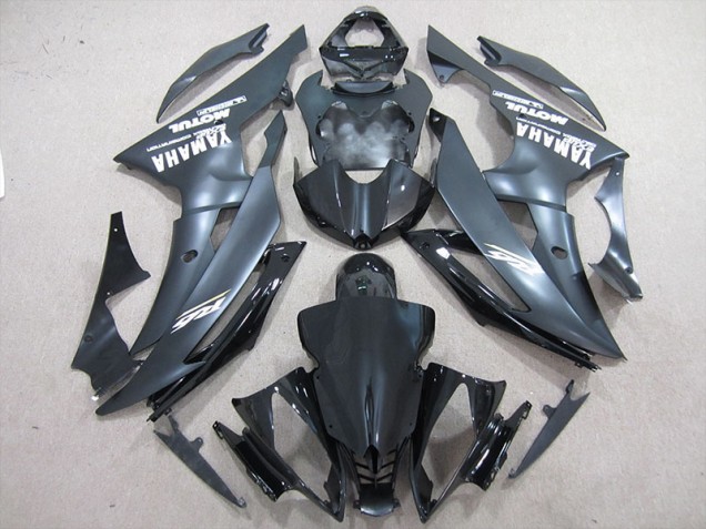 Negro Blanco Carenado Moto Yamaha R6 2008-2016 Negro Blanco Carenado Moto Yamaha R6 2008-2016