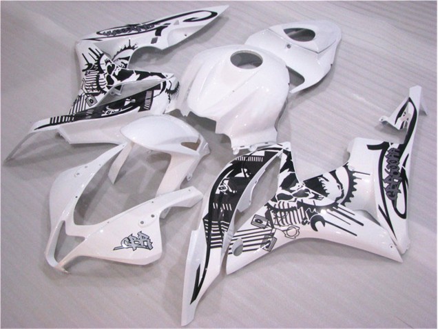 Negro Blanco Carrocería Motocicletas Honda CBR 600 RR 2007-2008 Negro Blanco Carrocería Motocicletas Honda CBR 600 RR 2007-2008