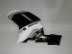 Negro Blanco Carrocería Motocicletas Kawasaki ZX6R 2007-2008 Negro Blanco Carrocería Motocicletas Kawasaki ZX6R 2007-2008