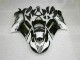 Negro Blanco Carrocería Motocicletas Kawasaki ZX6R 2007-2008 Negro Blanco Carrocería Motocicletas Kawasaki ZX6R 2007-2008