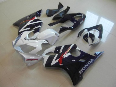 Negro Blanco F Sport Carenado Moto Honda CBR 600 F4i 2001-2003