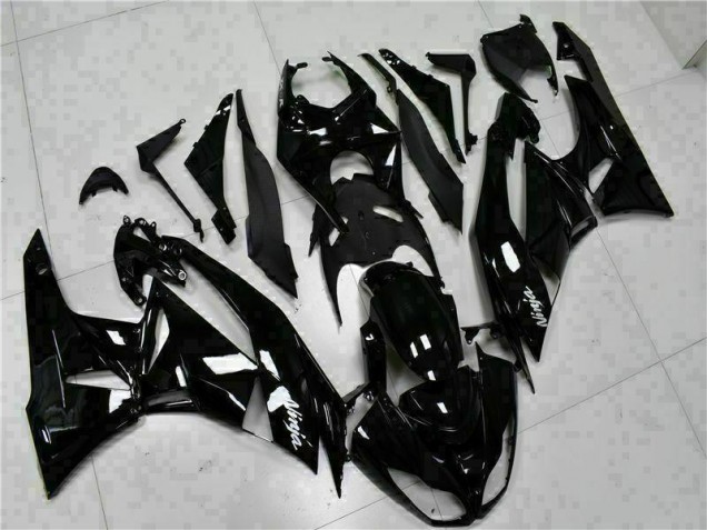 Negro Blanco Ninja Carenado Moto Kawasaki ZX6R 2009-2012 Negro Blanco Ninja Carenado Moto Kawasaki ZX6R 2009-2012