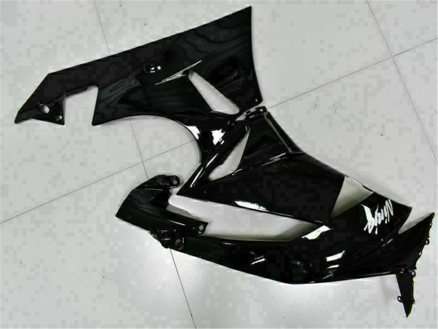Negro Blanco Ninja Carenado Moto Kawasaki ZX6R 2009-2012 Negro Blanco Ninja Carenado Moto Kawasaki ZX6R 2009-2012