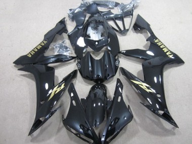 Negro Blanco Oro Calcomanía Carenado Moto Yamaha R1 2004-2006