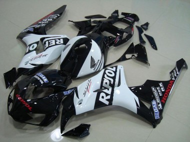 Negro Blanco Repsol Carenado Moto Honda CBR 1000 RR 2006-2007