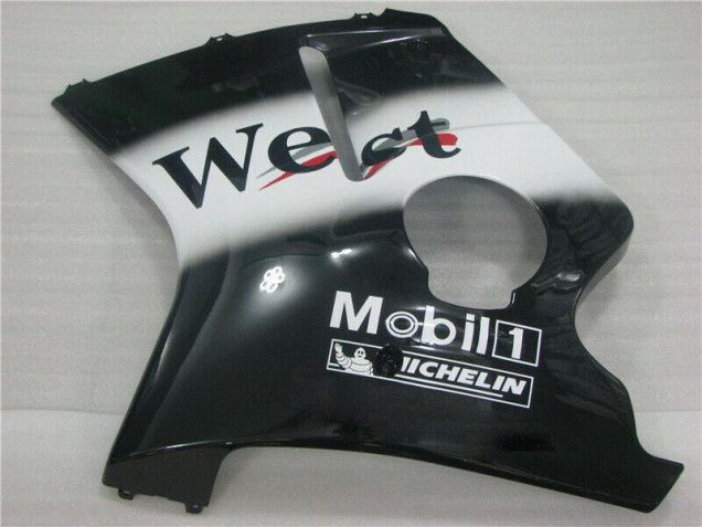 Negro Blanco West Carenado Moto Honda CBR 1100 XX 1996-2007 Negro Blanco West Carenado Moto Honda CBR 1100 XX 1996-2007