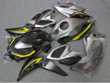 Negro Carenado Moto Kawasaki Z1000 2007-2009