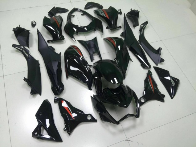 Negro Carenado Moto Kawasaki Z800 2013-2016 Negro Carenado Moto Kawasaki Z800 2013-2016