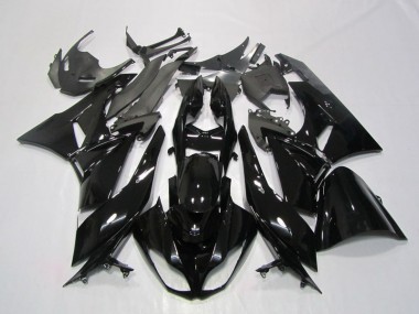 Negro Carenado Moto Kawasaki ZX6R 2009-2012