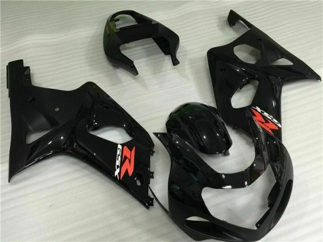 Negro Carenado Moto Suzuki GSXR 1000 K1 2000-2002 Negro Carenado Moto Suzuki GSXR 1000 K1 2000-2002