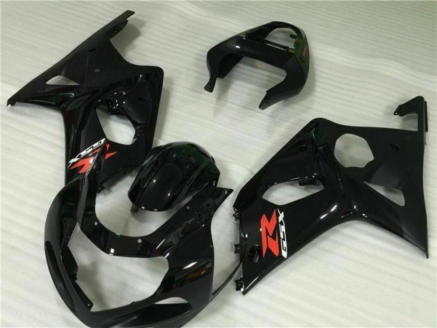 Negro Carenado Moto Suzuki GSXR 1000 K1 2000-2002 Negro Carenado Moto Suzuki GSXR 1000 K1 2000-2002
