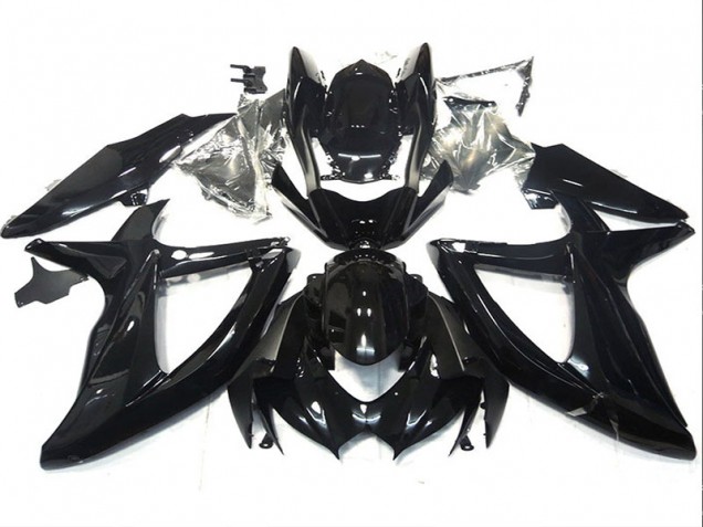 Negro Carenado Moto Suzuki GSXR 750 K8 2008-2010 Negro Carenado Moto Suzuki GSXR 750 K8 2008-2010