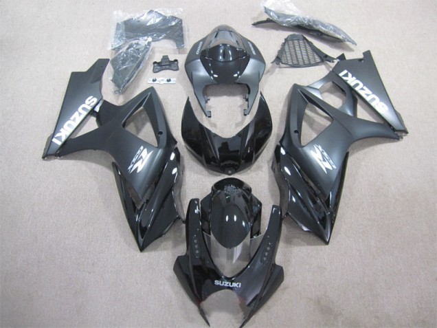 Negro Carenado & Plástico Moto Suzuki GSXR 1000 K7 2007-2008 Negro Carenado & Plástico Moto Suzuki GSXR 1000 K7 2007-2008