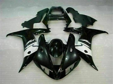 Negro Carenado & Plástico Moto Yamaha R1 2002-2003