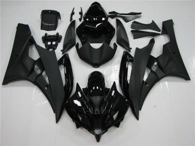 Negro Carenado & Plástico Moto Yamaha R6 2006-2007 Negro Carenado & Plástico Moto Yamaha R6 2006-2007