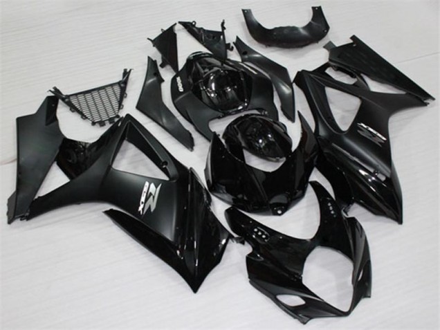 Negro Carrocería Motocicletas Suzuki GSXR 1000 K7 2007-2008 Negro Carrocería Motocicletas Suzuki GSXR 1000 K7 2007-2008