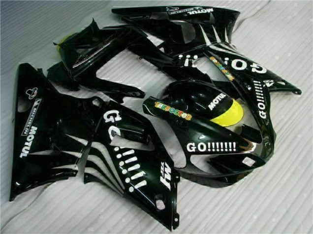 Negro Carrocería Motocicletas Yamaha R1 2000-2001 Negro Carrocería Motocicletas Yamaha R1 2000-2001