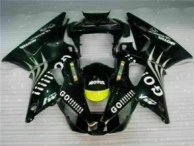 Negro Carrocería Motocicletas Yamaha R1 2000-2001