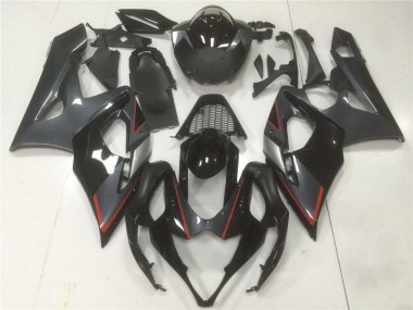 Negro Gris Carenado Moto Suzuki GSXR 1000 K5 2005-2006