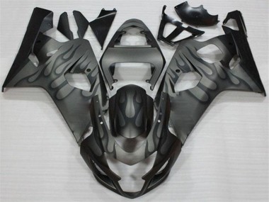 Negro Gris Carenado Moto Suzuki GSXR 600 / 750 K4 2004-2005