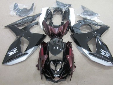 Negro Inyección Kit Carenado Moto Suzuki GSXR 1000 K9 2009-2016