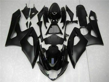 Negro Inyección Kits Carenado Moto Suzuki GSXR 1000 K5 2005-2006