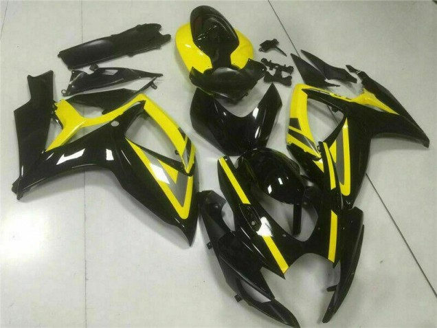 Negro Inyección Kits Carenado Moto Suzuki GSXR 600 / 750 K6 2006-2007 Negro Inyección Kits Carenado Moto Suzuki GSXR 600 / 750 K6 2006-2007