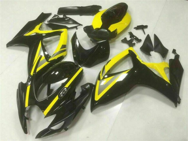 Negro Inyección Kits Carenado Moto Suzuki GSXR 600 / 750 K6 2006-2007 Negro Inyección Kits Carenado Moto Suzuki GSXR 600 / 750 K6 2006-2007