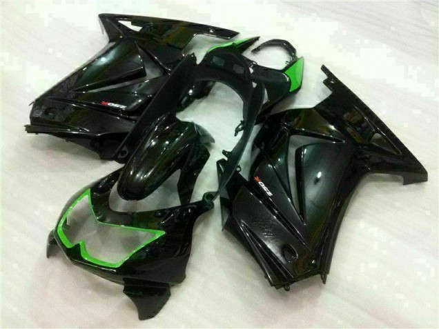 Negro Kit ABS Carenado Motocicleta Kawasaki EX250 2008-2012 Negro Kit ABS Carenado Motocicleta Kawasaki EX250 2008-2012