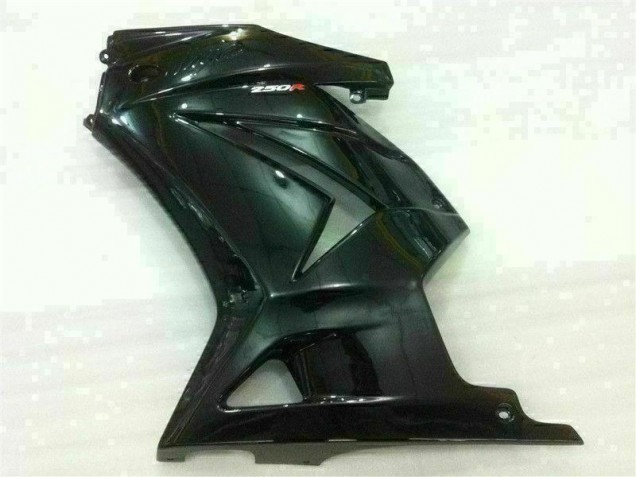 Negro Kit ABS Carenado Motocicleta Kawasaki EX250 2008-2012 Negro Kit ABS Carenado Motocicleta Kawasaki EX250 2008-2012
