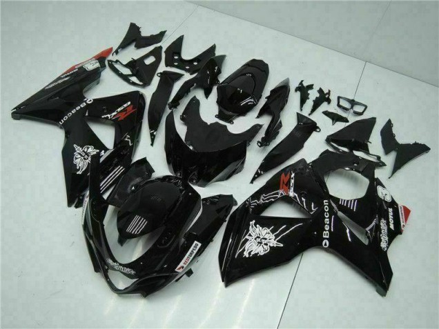 Negro Kit ABS Carenado Motocicleta Suzuki GSXR 1000 K9 2009-2016 Negro Kit ABS Carenado Motocicleta Suzuki GSXR 1000 K9 2009-2016