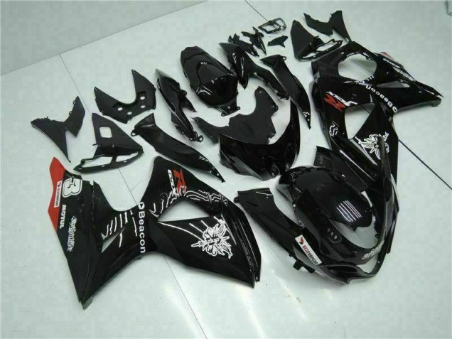 Negro Kit ABS Carenado Motocicleta Suzuki GSXR 1000 K9 2009-2016 Negro Kit ABS Carenado Motocicleta Suzuki GSXR 1000 K9 2009-2016