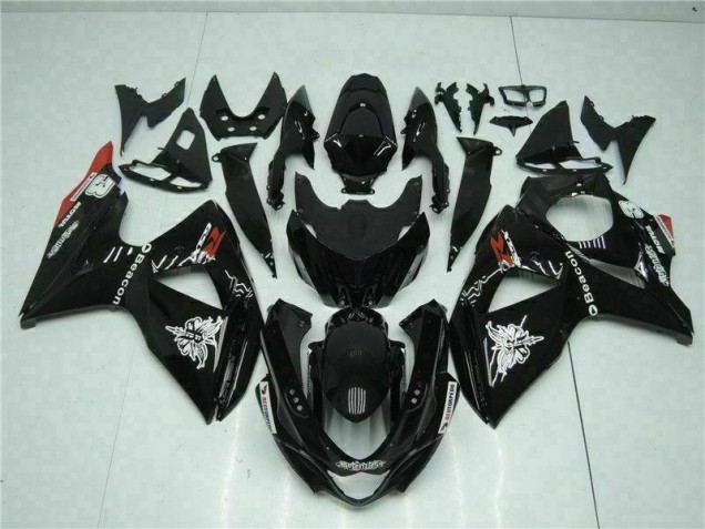 Negro Kit ABS Carenado Motocicleta Suzuki GSXR 1000 K9 2009-2016 Negro Kit ABS Carenado Motocicleta Suzuki GSXR 1000 K9 2009-2016