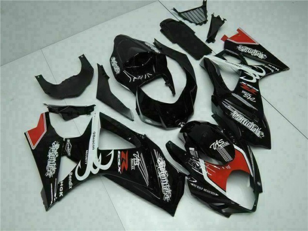 Negro Kit Carenado ABS Completo Suzuki GSXR 1000 K7 2007-2008 Negro Kit Carenado ABS Completo Suzuki GSXR 1000 K7 2007-2008