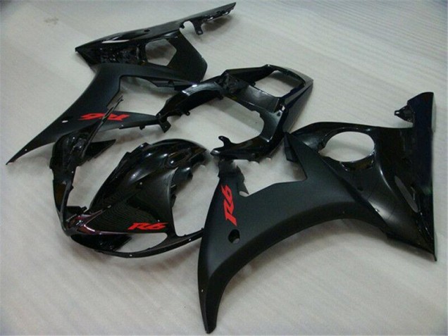 Negro Kit Carenado ABS Completo Yamaha R6 2003-2005 Negro Kit Carenado ABS Completo Yamaha R6 2003-2005