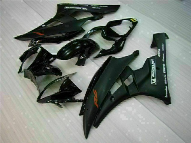 Negro Kit Carenado Moto Yamaha R6 2006-2007 Negro Kit Carenado Moto Yamaha R6 2006-2007