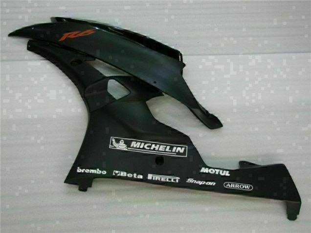 Negro Kit Carenado Moto Yamaha R6 2006-2007 Negro Kit Carenado Moto Yamaha R6 2006-2007