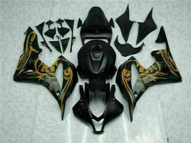 Negro Kits Carenado Moto Honda CBR 600 RR 2007-2008
