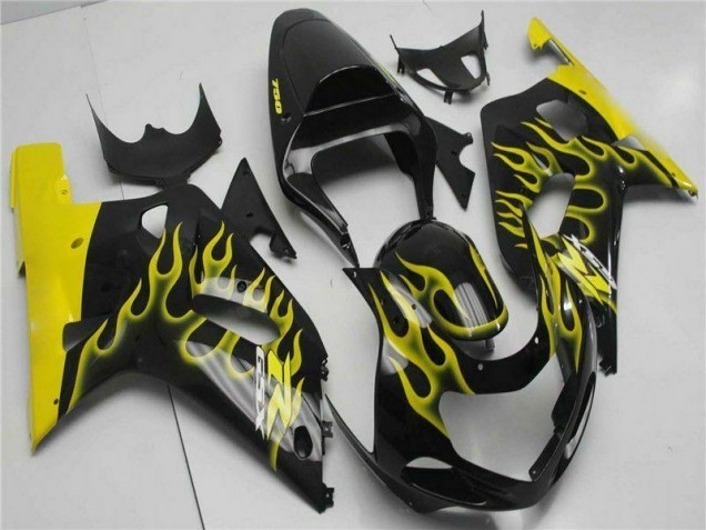 Negro Kits Carenado Moto Suzuki GSXR 600 / 750 K1 K2 K3 2001-2003 Negro Kits Carenado Moto Suzuki GSXR 600 / 750 K1 K2 K3 2001-2003