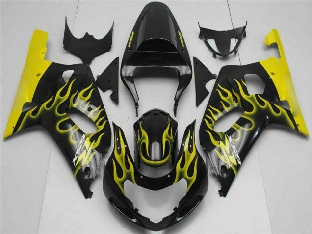 Negro Kits Carenado Moto Suzuki GSXR 600 / 750 K1 K2 K3 2001-2003 Negro Kits Carenado Moto Suzuki GSXR 600 / 750 K1 K2 K3 2001-2003
