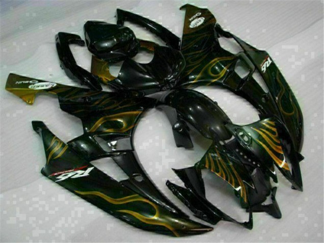 Negro Kits Completo Carenado Moto ABS Yamaha R6 2006-2007 Negro Kits Completo Carenado Moto ABS Yamaha R6 2006-2007