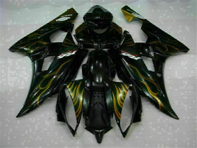 Negro Kits Completo Carenado Moto ABS Yamaha R6 2006-2007 Negro Kits Completo Carenado Moto ABS Yamaha R6 2006-2007