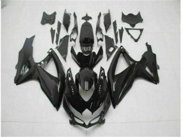 Negro Kits Completo Carenado Moto Suzuki GSXR 600 / 750 K8 2008-2010 Negro Kits Completo Carenado Moto Suzuki GSXR 600 / 750 K8 2008-2010