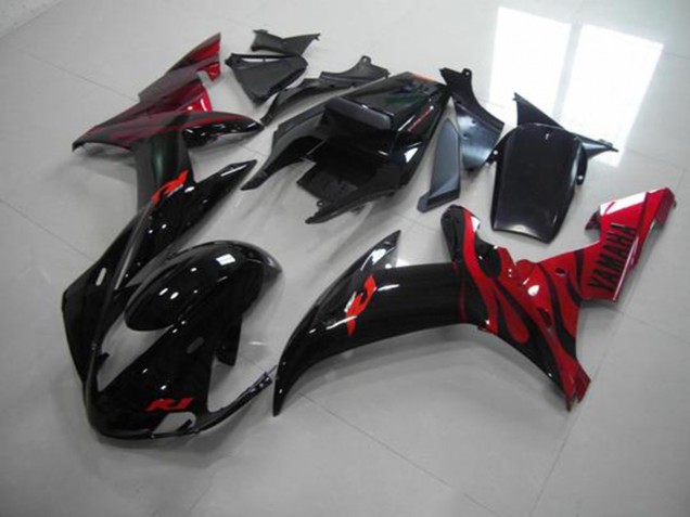 Negro Llama Carenado Moto Yamaha R1 2002-2003 Negro Llama Carenado Moto Yamaha R1 2002-2003