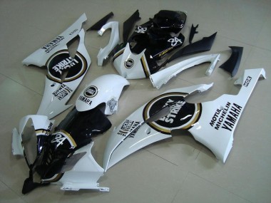 Negro Lucky Strike Carenado Moto Yamaha R6 2008-2016