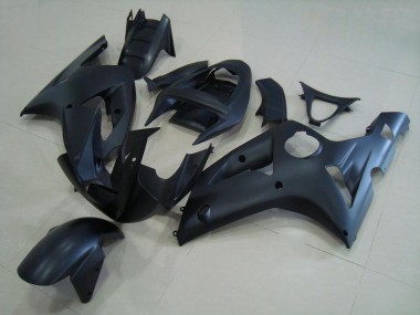 Negro Mate ABS Moto Plástica Kawasaki ZX6R 2003-2004