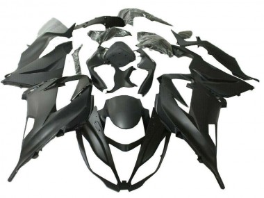Negro Mate ABS Moto Plástico Kawasaki ZX6R 2013-2018